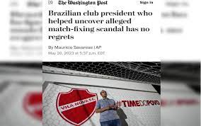 Imprensa internacional repercute escândalo no futebol brasileiro após manipulação de resultados com esquema de apostas