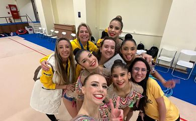 Brasil fatura bronze em competição internacional de ginástica rítmica