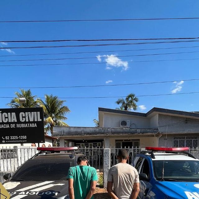 A POLÍCIA CIVIL DO ESTADO DE GOIÁS em ação conjunta com a POLÍCIA MILITAR DO ESTADO DE GOIÁS 44° BPM, 2º CDPM Rubiataba