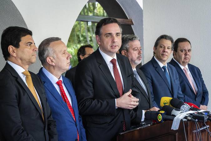 Pacheco reafirma urgência para a votação do novo regime fiscal