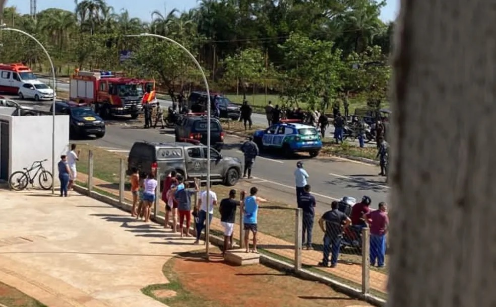 ​Sargento morre após viatura capotar e pegar fogo