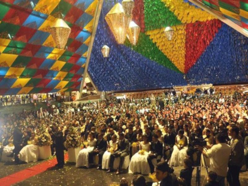 Casamento Coletivo de Campina Grande foi destaque na TV Globo